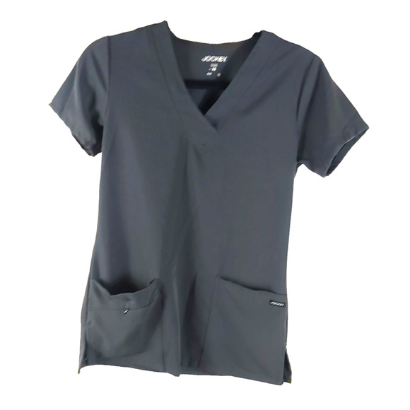 Jockey Women's Gray Scrub Top Size X Small Medical Nursing - Picture 6 of 6